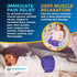 Microwavable Extra Large Heating Wrap for Lower Back, Moist Heat Therapy Pad for Instant Pain Relief