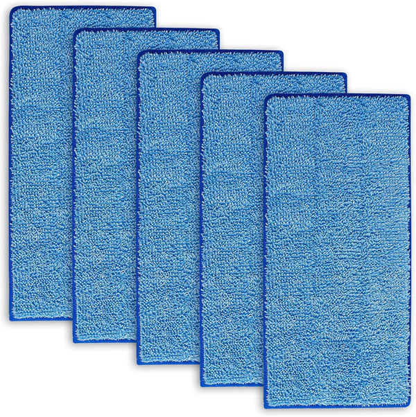 Reusable Mop Pads Compatible with Swiffer Wet Jet, 5 Pack Microfiber Replacement Pads for Hardwood Floor