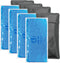 Gel Hot and Cold Pack for Pain Relief - Reusable Ice Packs for Injuries, Set of 4, Knee, Back, Wrist, Hand, Ankle