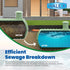 Walex Bio-Active Home Residential Septic Tank Treatment, 1 Year Supply, 12 Treatments with Beneficial Enzymes