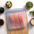 Ziploc Endurables Large Pouch - 8 Cups Reusable Silicone Bags for Food Storage, Meal Prep Containers