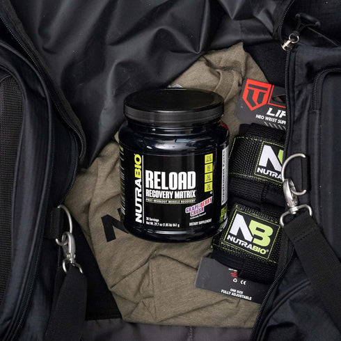 NutraBio Reload Powerful Muscular Recovery Formula - Post-Workout Supplement, 30 Servings, Grape Berry Crush