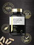 Carlyle Pygeum Standardized 1300mg Africanum Bark Extract Supplement, 240 Capsules, Non-GMO, Gluten Free