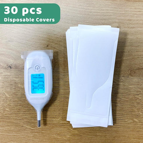 Pet Digital Thermometer, Measure in 10s, Rectal Thermometer with 30 pcs Covers