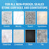 MiracleWipes for Granite & Stone, Clean, Protect, Polish Marble, Quartz, Slate, Tile, Laminate Surfaces in Kitchen and