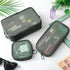 Weewooday 4 Pcs Mesh Makeup Bag - Travel Toiletry Bag Pouch with Zipper, Mini Portable Cosmetic Bag for Daily
