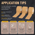Pack 3 (2 Inch 16 5cm 5m) Kinesiology Tape Rolls - of x Ft / x - Latex-Free, Breathable Cotton - Strong Adhesive