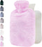 Hot Water Bottle with Soft Cover - 1.8L Large Classic Hot Water Bag for Pain Relief, Menstrual Cramps, Hot Therapy