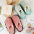 Jecery 2 Pair Microfiber Slippers, Washable Floor Cleaning Chenille Mop Slippers, Household Cleaning Tools