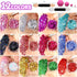 Teenitor Body Glitter Face Glitter Makeup, 12 Colors Face and Body Glitter Gel for Hair and Makeup