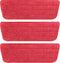 3 Pack Microfiber Reusable Mop Pads for Bona Mop: Wet/Dry Floor Cleaning Refill Mop Pads, Machine Washable