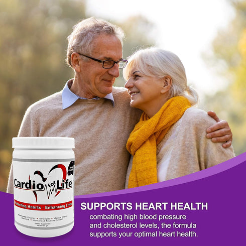 CardioForLife Powder with AstraGin - 16 oz., Grape Flavor