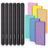 TsMADDTs Nail Care Tools Kit - 6PCS Rectangular Buffers & 6PCS Black 100/180 Grit Nail Files for Women