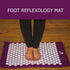 Acupressure Mat & Pillow Set with Hot/Cold Gel Pack - for Back and Neck Pain Relief, Sciatica, Ideal Acupuncture Mat