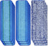 9 Pack Microfiber Cleaning Pads for Bona Mop, 4 Deep Microfiber, 2 Dusting Pads, Washable Refill