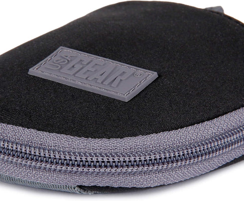 USA Gear Blood Glucose Monitor Kit Case, Neoprene with Belt Loop - Fits Glucometer, Lancets, Strips - Black