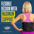 Back Brace for Men Women, Compression Lower Back Support Belts for Pain Relief, Breathable Lumbar Belts with Pocket