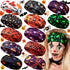 Waydress 12 Pcs Halloween Headbands for Women Stretchy Breathable Hair Accessories for Costume Party