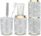 Bling Rhinestone Toothbrush Travel Case, Portable Diamond Holder, Large Capacity, Multifunctional Storage