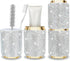 Bling Rhinestone Toothbrush Travel Case, Portable Diamond Holder, Large Capacity, Multifunctional Storage