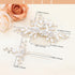 Oriamour Hair Side Combs with 2 Set Hair Pins, Bridal Hair Accessories Wedding Headpiece Set (Silver)