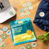 Cliganic Mosquito Repellent Stickers (90 Pack) - Camping Patches for Kids & Adults, Natural DEET-Free, Essential Oil Infused