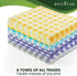 Eco-Friendly Reusable Dish Cloth Set, 24-Pk Multipurpose Kitchen Cleaning Cloth Made from Recycled Materials