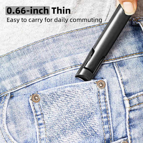 Toe Nail Clippers for Men with Catcher | 9mm Wide Jaw Opening for Thick Toenails, Heavy Duty Nail Cutter