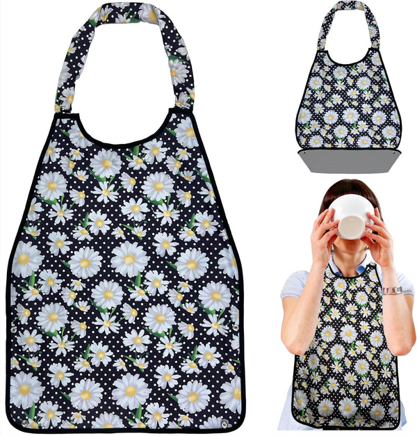 WISE BIBS Premium Adult Bibs for Seniors & Elderly - 17x30 Large, Heavy Duty,