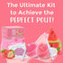 6-in-1 Lip Care Kit with Lip Sleeping Mask, Silicone Brush, Sugar Scrub, Sheet Mask for Luscious, Soft Lips