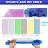 UJFQBH 6 Pieces African Net Sponge, Long Bath Sponge Exfoliating Shower Body Scrubber for Daily Use - Purple, Orange