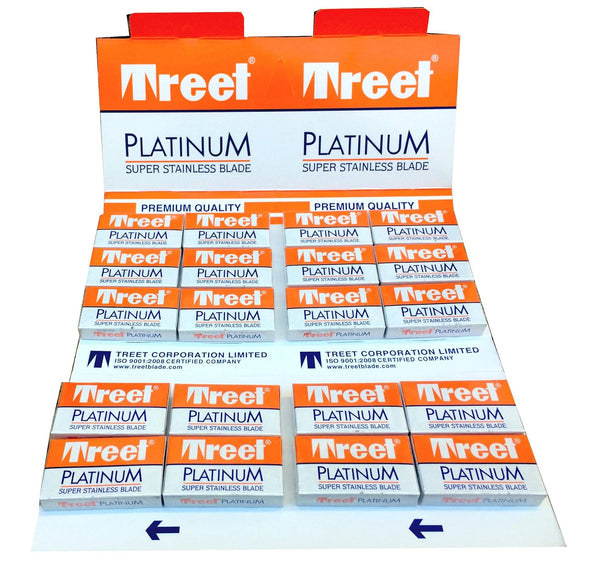 Platinum Super Stainless Double Edge Razor Blades, Pack of 200 Blades