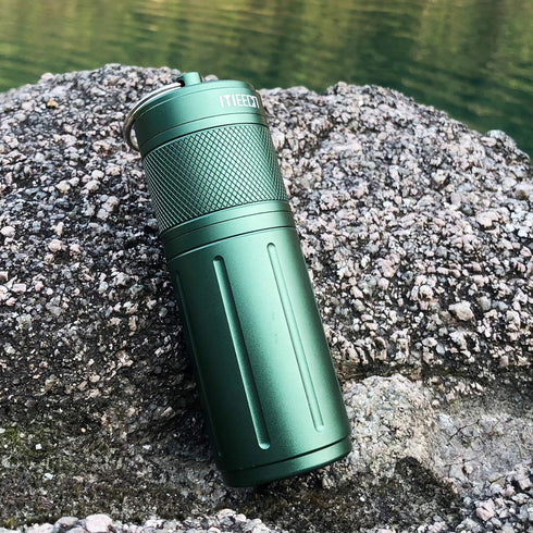 Two-Layer Large Pill Organizer, Waterproof Pill Case for Pills, Vitamins, Supplements, Size: 1.6 x 1.6 x 4.4 in (Green)