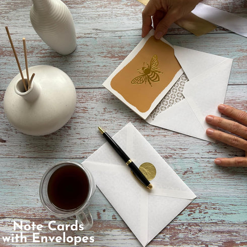 SETTINI Cards,18 Pack 9 6" 4" Blank Note All Occasion Assorted Greeting Cards, Gold Foil Designs with Stickers