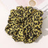 Scrunchies Hair Ties for Women - Big Silk Satin Jumbo Oversized Scrunchy for Thick Hair, Yellow Ligas Para el Cabello