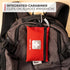 Thrive Mini Emergency Kit & First Aid Pouch, 66 Piece Set, Waterproof Rip-Stop Nylon Pouch