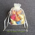 ATCG 100pcs 3x4 Inches Drawstring Organza Pouches, Ivory, Wedding Party Jewelry Favor Bags.