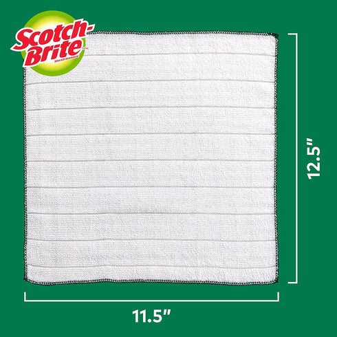 Scotch-Brite Premium Microfiber Kitchen Cloth, 2 Pack