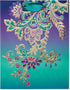 Papyrus 9" Medium Gift Bag (Jacobean Floral) for All Occasions, Birthdays, Weddings, Bridal Showers, Baby Showers