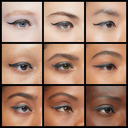 Winged Eyeliner Stamp - 2 Dual Ended Pens for Perfect Cat Eyes, Smudge-Proof, Water-Resistant