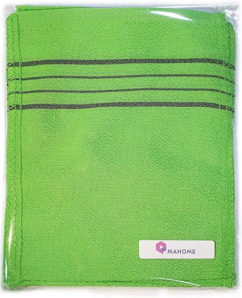 Korean Exfoliating Bath Washcloth (Green) - 5pcs