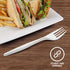 1000 Pcs Plastic Utensils Set - 500 Plastic Forks and 500 Plastic Teaspoons, Medium Weight Disposable Cutlery