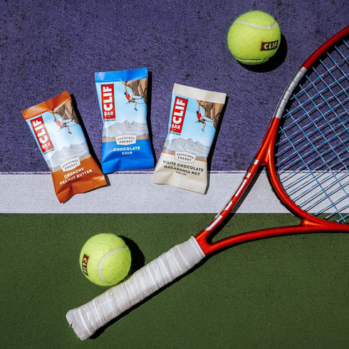 Clif Bar - White Chocolate Macadamia Nut Flavor - 9g Protein, Non-GMO, Plant Based Energy Bars - 15 Pack