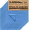SUPERSCANDI 10 Pack Swedish Dishcloths, 100% Biodegradable & Compostable, Food-Safe, Washable, Blue
