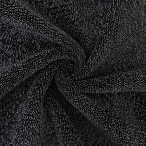 Towel,16 16 12 Pack POLYTE Premium Microfiber Cleaning x in, (Black)