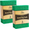 Green Sustainable 10 Pack Cleaning Scour Pads by Avant Grub, Eco-Friendly Stain Remover for Cookware