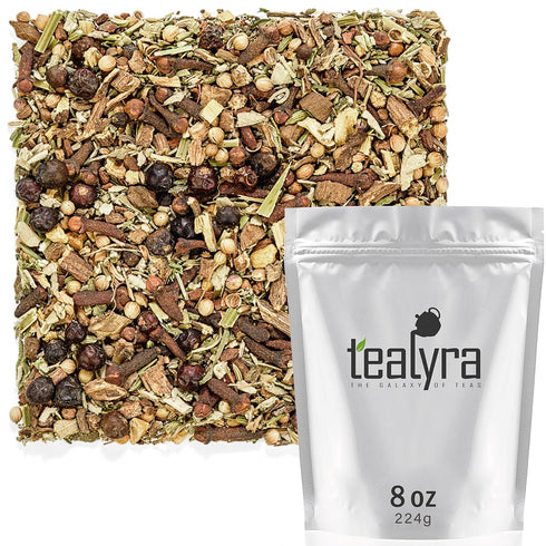 Tealyra Blood Cleanser Tea - Wellness Detox, Dandelion & Ginger Loose Leaf Herbal Tea - Natural Cleanse - 224g (8-ounce)