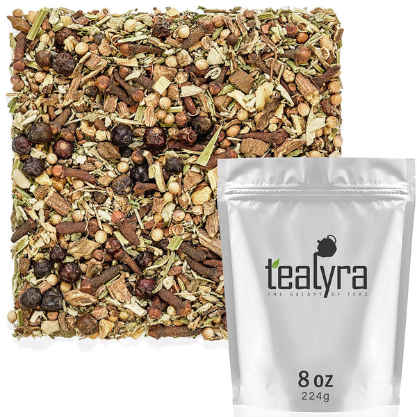 Tealyra Blood Cleanser Tea - Wellness Detox, Dandelion & Ginger Loose Leaf Herbal Tea - Natural Cleanse - 224g (8-ounce)