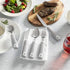 Special Supplies 5-Piece Adaptive Utensils Set, Non-Weighted, Non-Slip Handles for Hand Tremors, Arthritis, Parkinson’s
