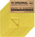 SUPERSCANDI Swedish Dishcloths, Reusable Biodegradable Cellulose Sponge Cleaning Cloths for Kitchen (10 Pack, Yellow)